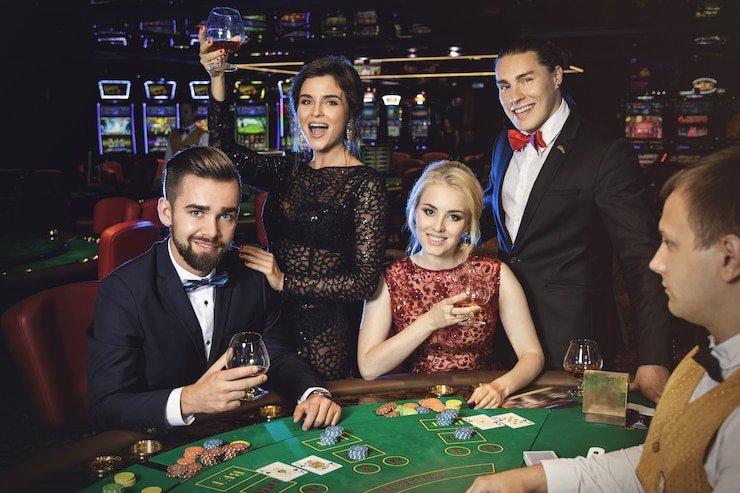 Meja permainan Shio live dealer dengan simbol zodiak di studio gamebrott