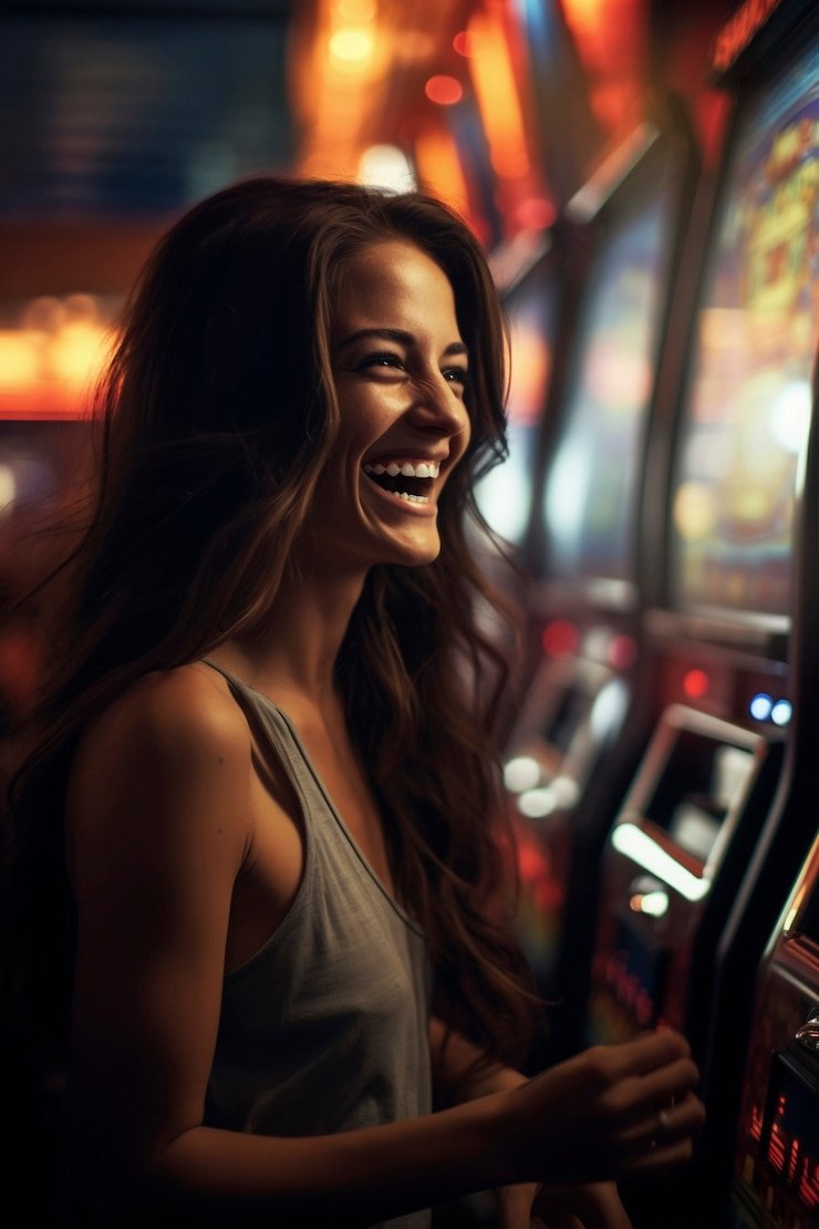 Dealer profesional gamebrott di studio roulette langsung dengan kamera multi-sudut